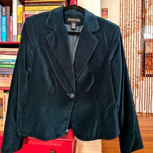 Velvet Turquoise Blazer